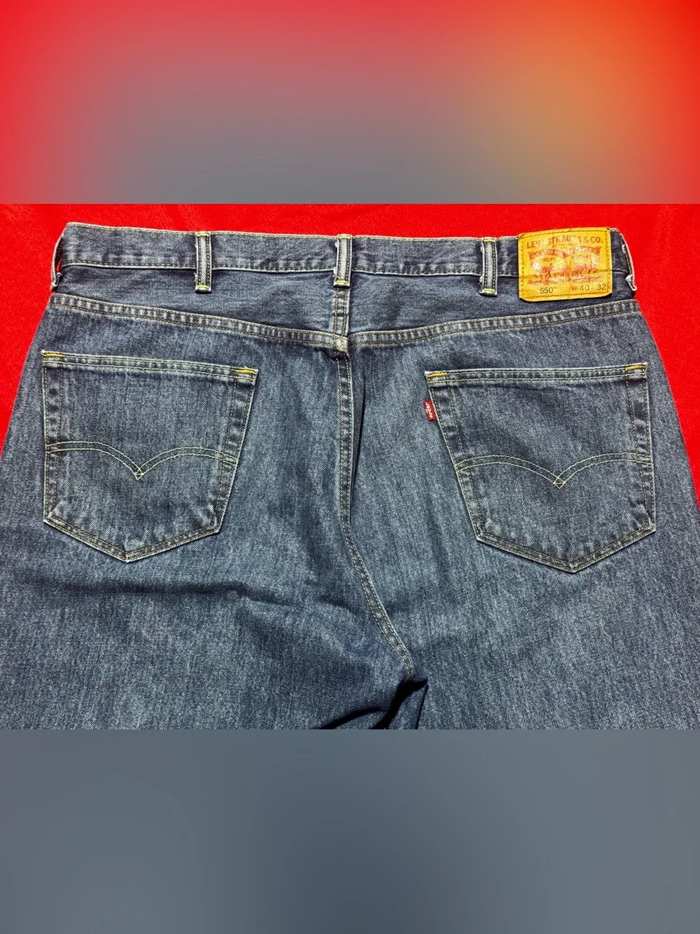 Levi's Men's Straight Jeans in Blue Denim
